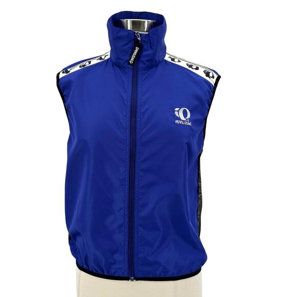 Pearl Izumi Zephrr Womens Medium Cycling Vest Full Zip Mesh Back Blue - Picture 1 of 8
